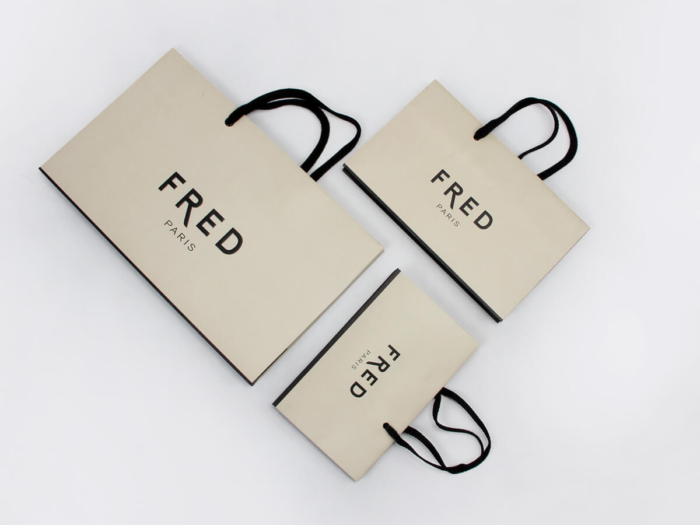Luxury Jewelry Shopping Paper Bag Folding Way