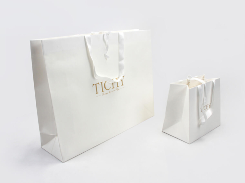 Embossing Paper Bag for Women Garment Shopping