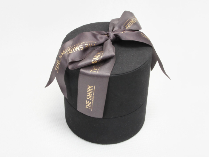 Cylinder Cloth Gift Box with Sponge Soft Touch