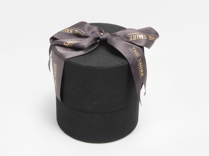 Cylinder Cloth Gift Box with Sponge Soft Touch
