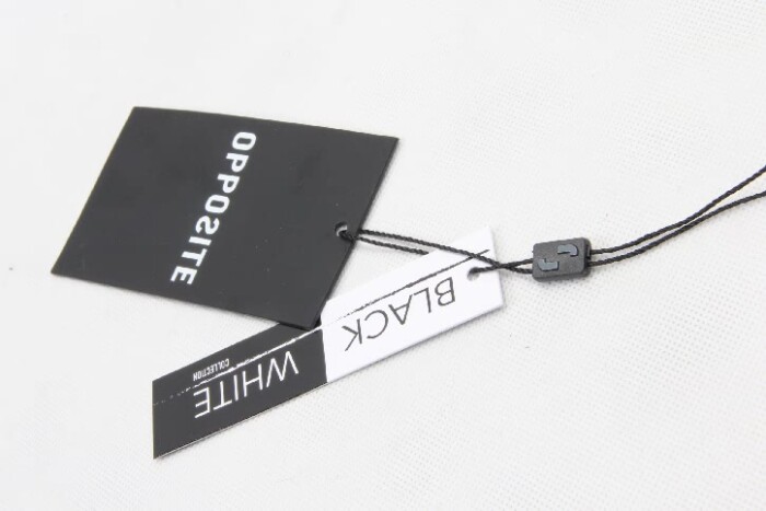 Black Soft Touch Paper Hang Tag
