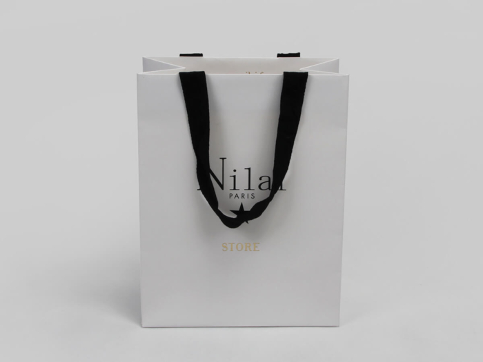 Cotton Handle Jewelry Shopping Paper Bag