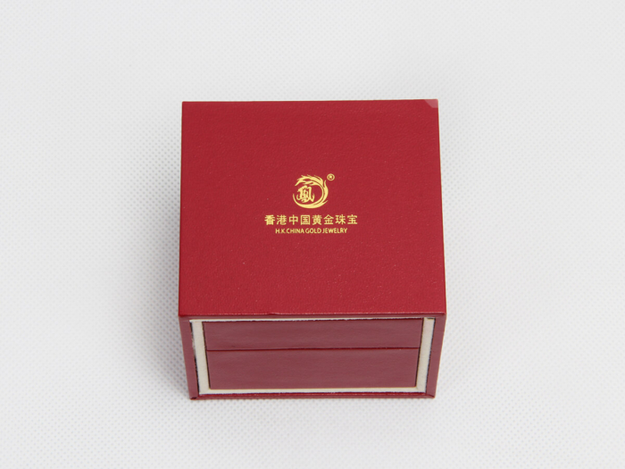 Push Inner Leather Paper Jewelry Packaging Box