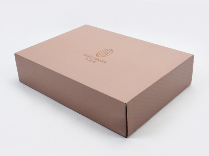 Luxury Silk Sheet Set Packaging Box Side Display