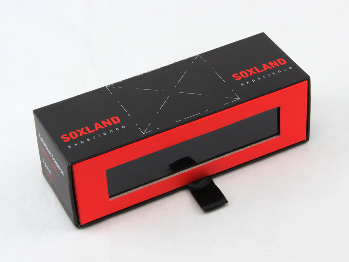 Sock Packaging Boxes With Transparent Window Close Display