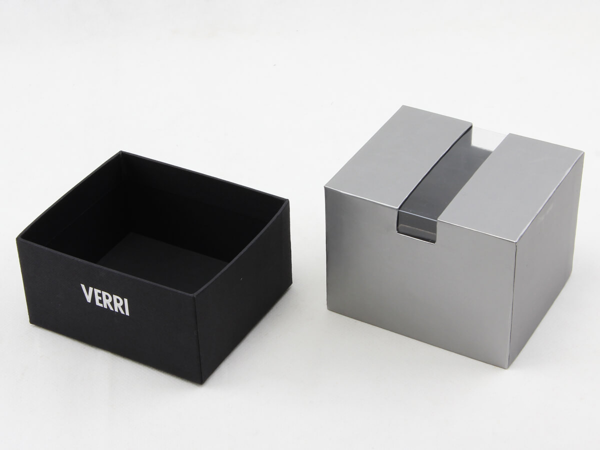 Embossing Paper Sock Box with Transparent Window
