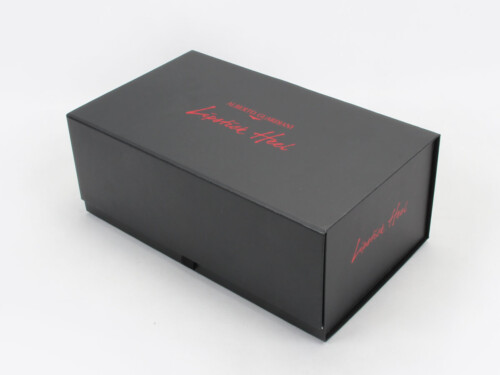 Rigid Shoe Folding Box with Magnetic Closure