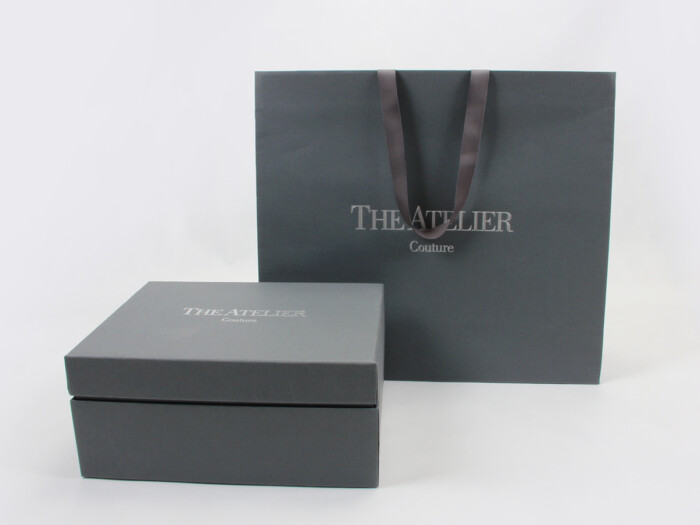 Luxury Wedding Dress Packaging Box and Paper Bag