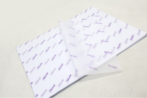 White Printed Wrapping Tissue Paper