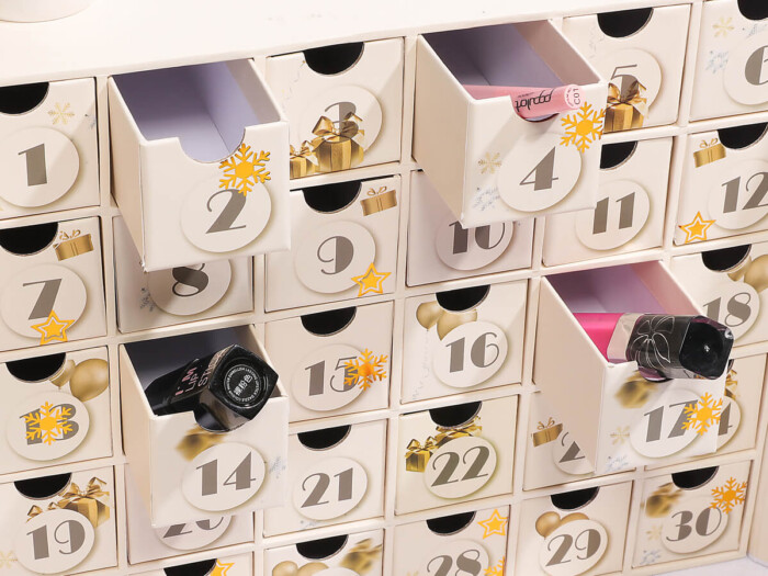 Advent Calendar Beauty Gift Drawer Box