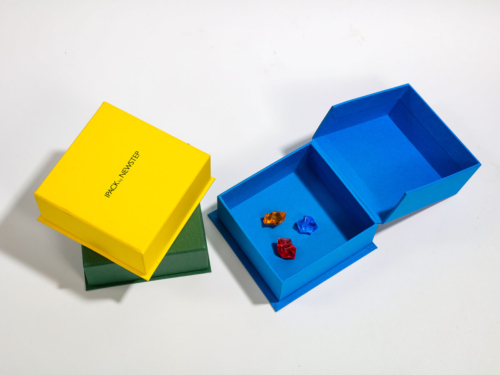 Full Colorful Jewelry Clamshell Packaging Boxes