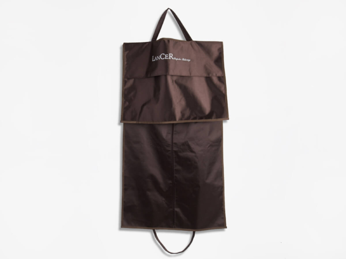 GUCHI 600D Nylon Garment Coat Bag Zipper Detail