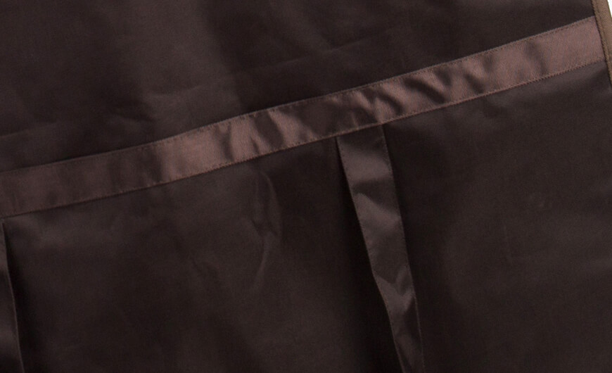 GUCHI 600D Nylon Three-Folding Hang Garment Coat Bag Zipper Material