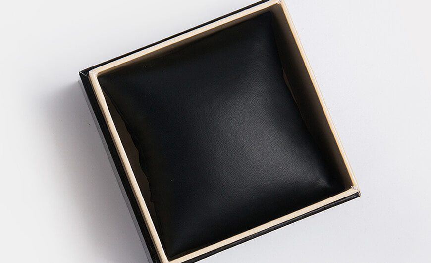 Jewelry & Watch Box with Leather Pillow Lining