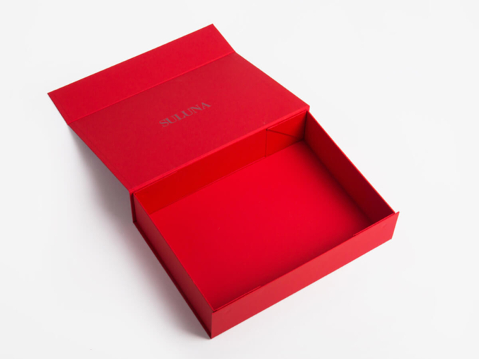 Luxury Underwear Soft Touch Paper Packaging Box Open Way