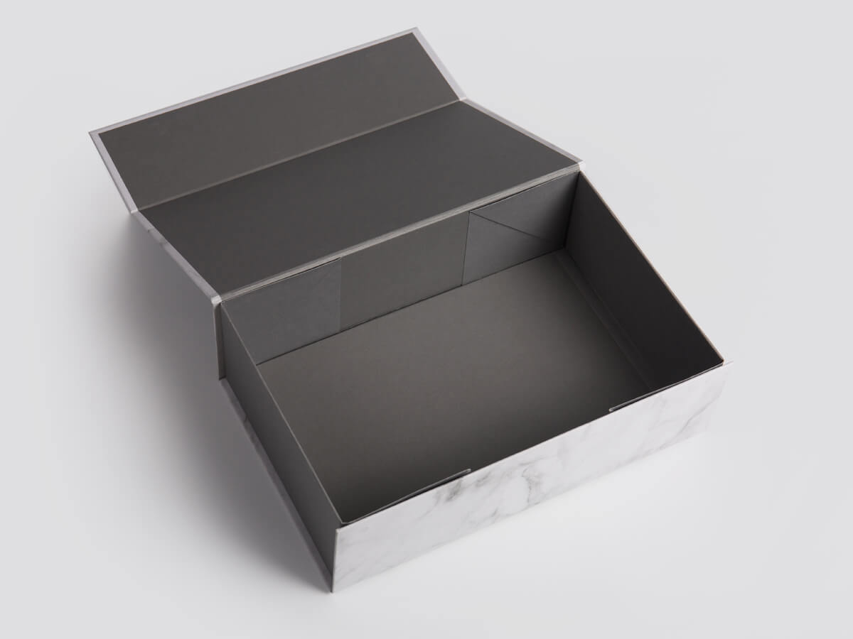 Marble Pattern Gift Packaging Folding Rigid Boxes - Newtep Packaging