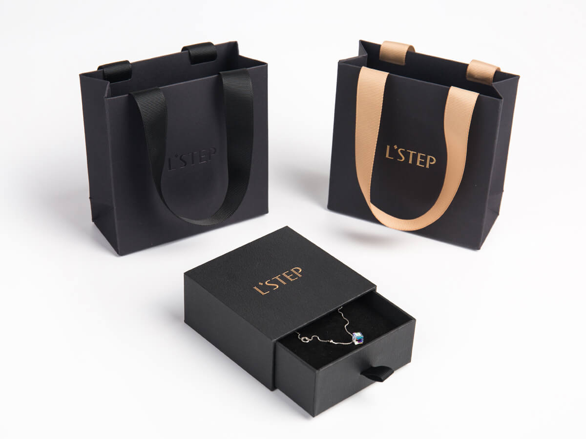 Custom Paper Jewelry Bag Boxes