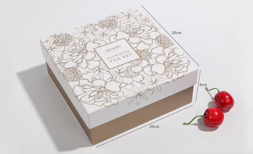 Premium Flowering Teas and Cup Packagig Rigid Boxes Size