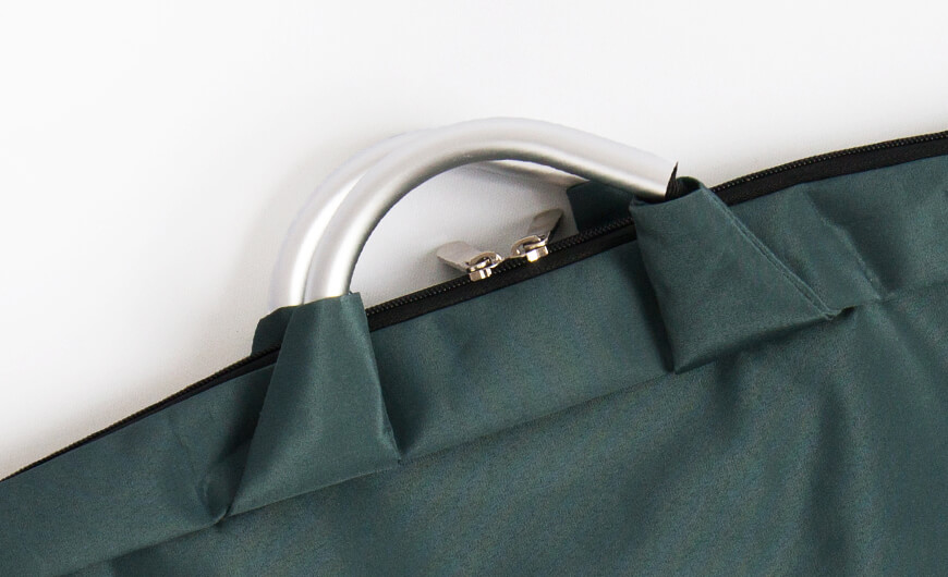Premium Fold Carry On Garment Suit Bag Handle Material