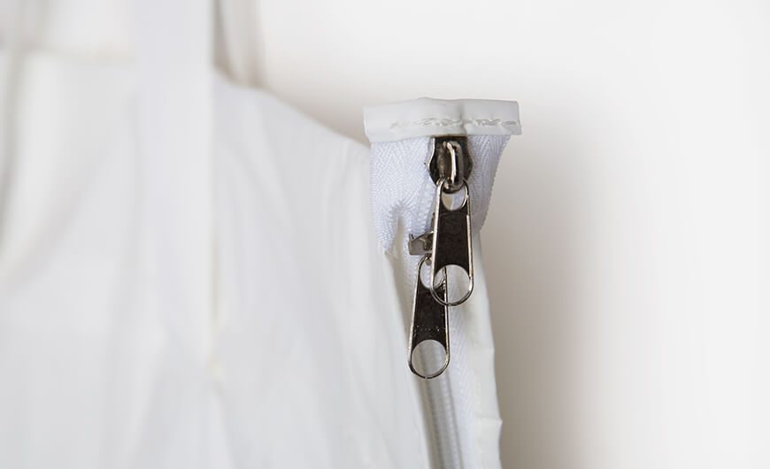 RPET Longer Garment Gowns and Coat Bag Zipper Detail