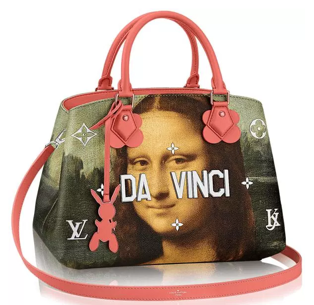 Jeff Koons puts the Mona Lisa on a Louis Vuitton bag