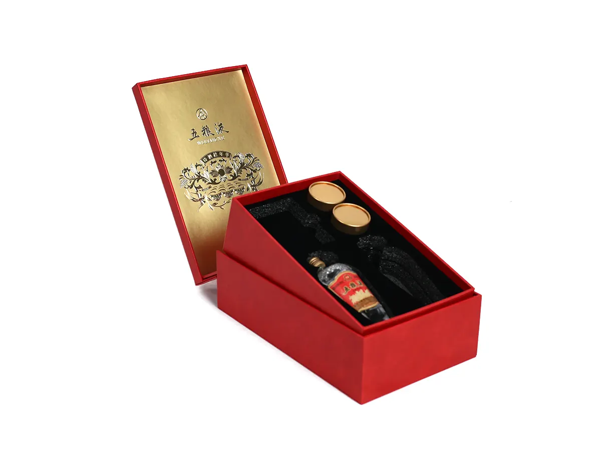 Luxury Spirits Display Box with Flip Lid to Open The Rising