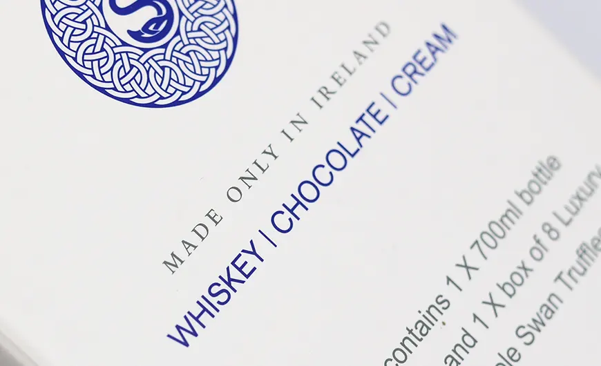 Whiskey Folding Box Print Logo