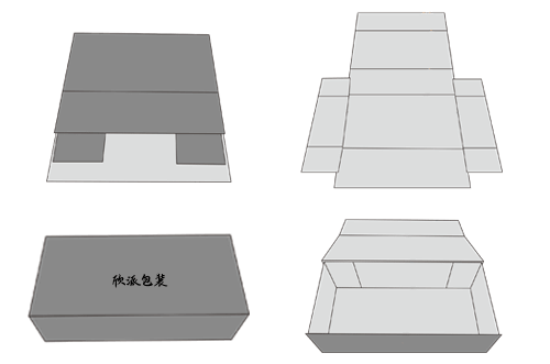 folding boxes with magnetic closure
