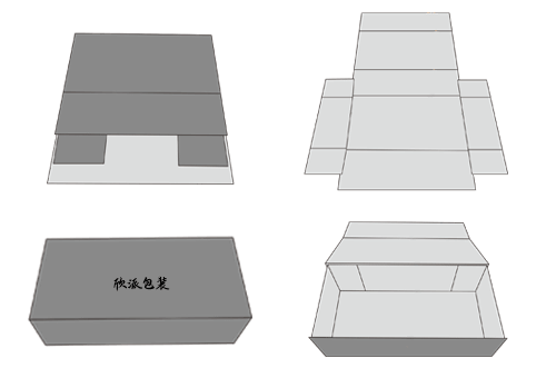 折畳める貼り箱マグネット