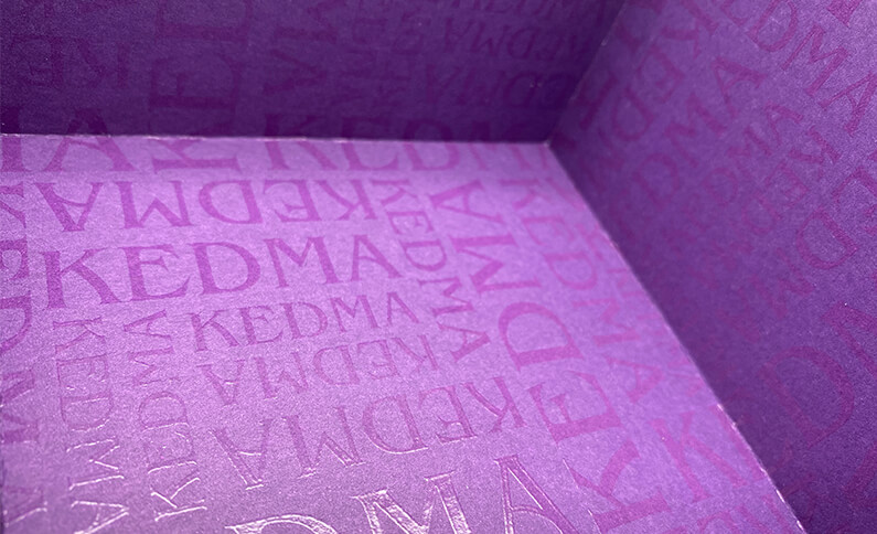 Matte Candle Box Inside UV Printed