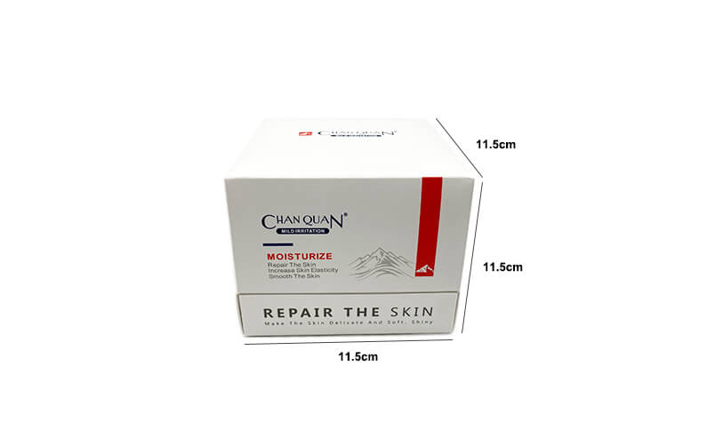 Skin Care Box Three Dimensional Size