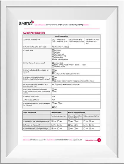 Newetep Packaging Sedex Certification