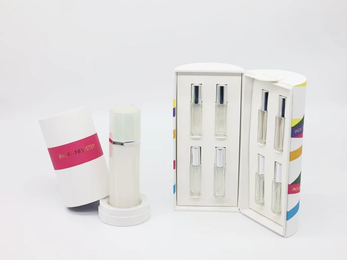 Cosmetic Essence & Perfume Cylinder Gift Box Set