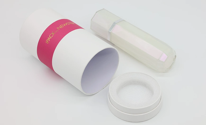 Cosmetic Essence Cylinder Gift Box Sponge Lining