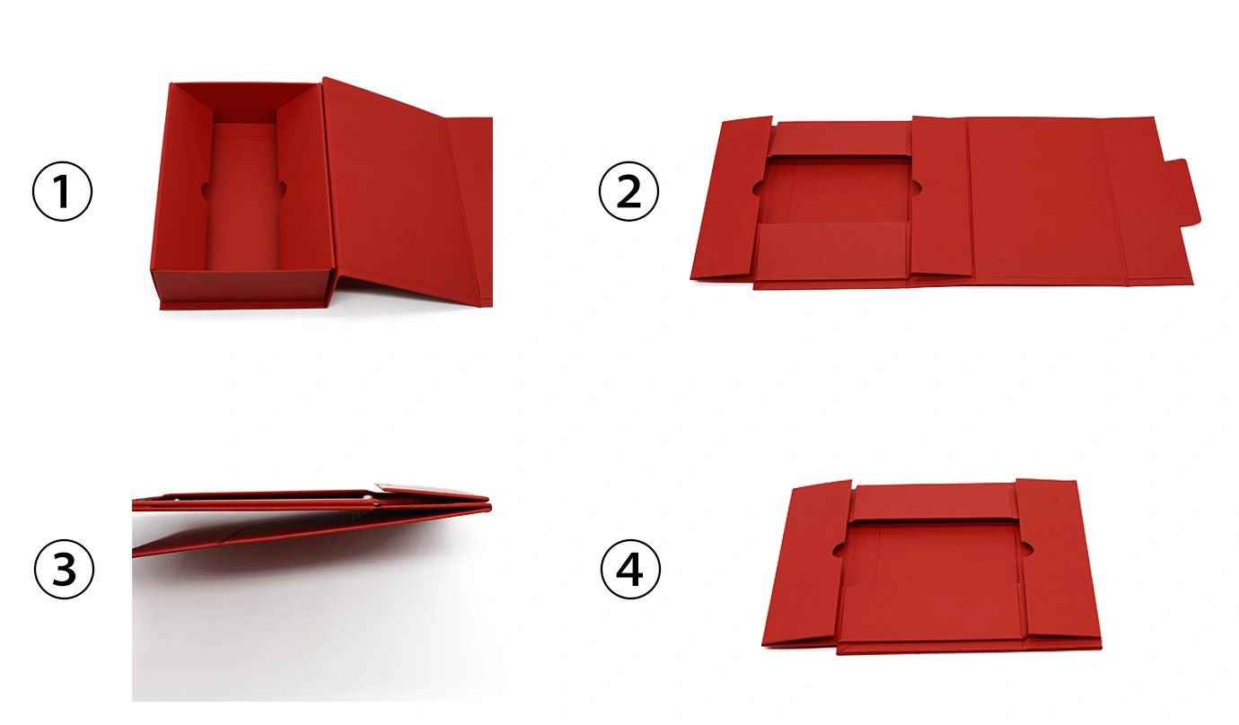 100% Sustainability Folding Flap Boxes Fold Steps