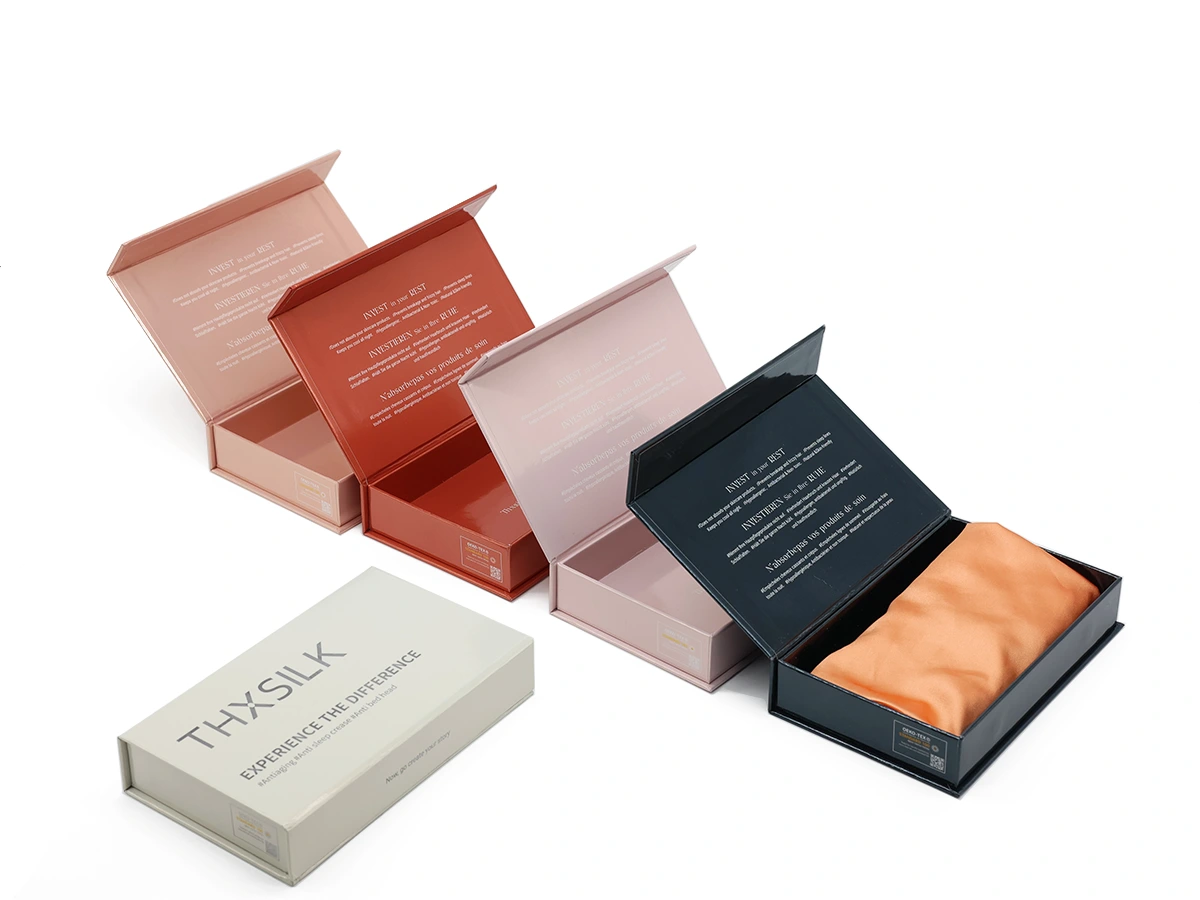 Silk Scarf Packaging Boxes with Glossy Laminated