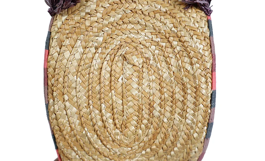 Wheat Straw Beach Bag Bottom Weaving