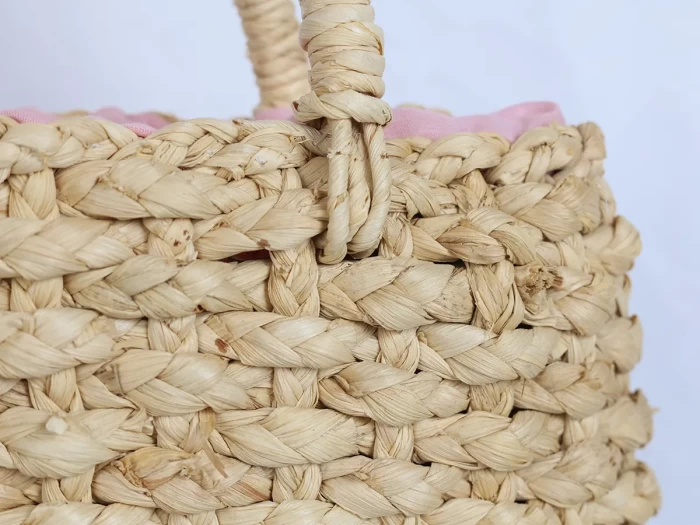 Straw Corn Husk Tote Bag Paper Handle Weave