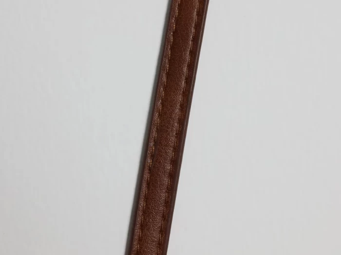 Straw Raffia Pouch Bag PU Leather Detail