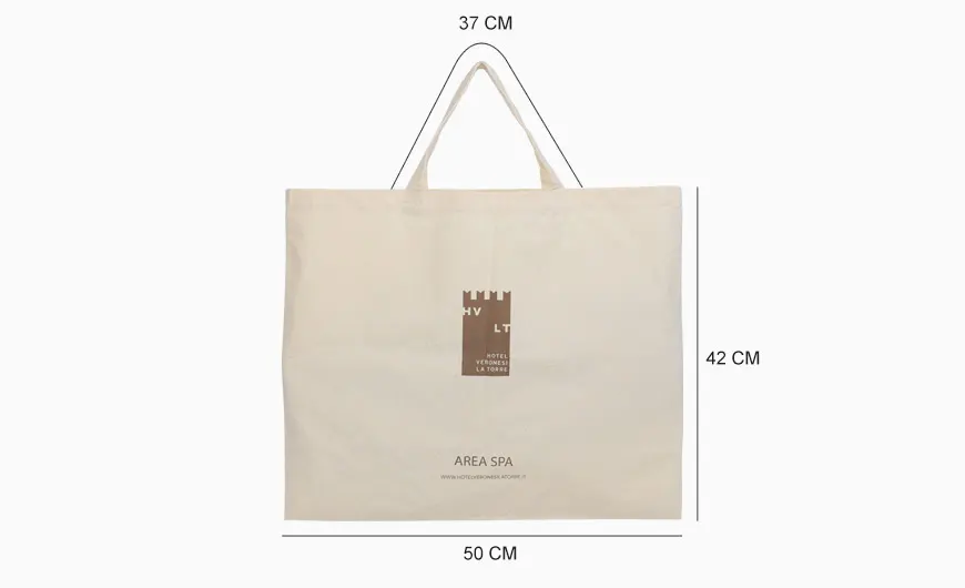 Recycled Cotton Tote Bag Size
