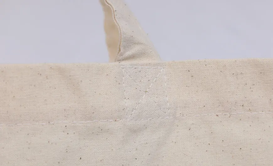 Recycled Cotton Tote Bag Handle Sewing