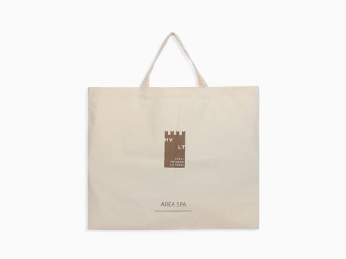 Recycled Cotton Tote Bag with Double-sided Printed
