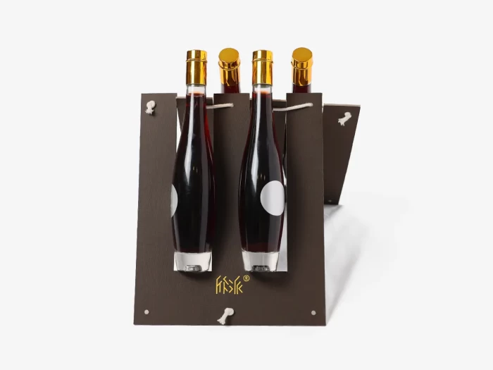 Paper Wine Rack for Display