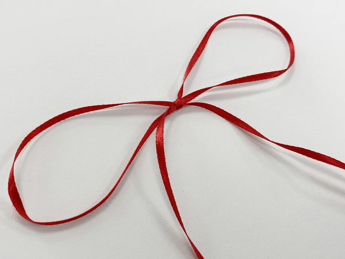 Small Red Ribbon for Gift Decoration - Newstep