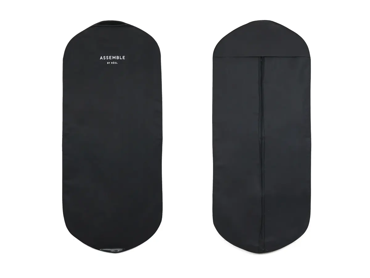 Premium Black PEVA Long Garment Cover Bag