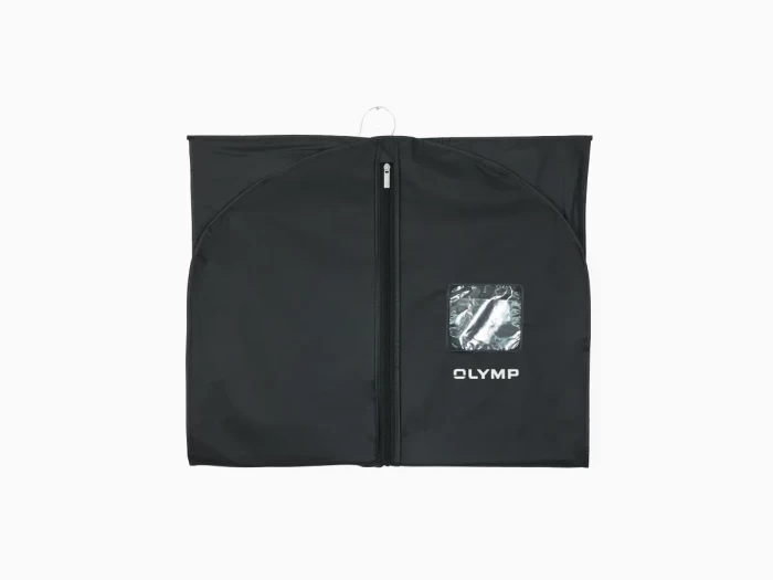 Black PEVA Garment Bag Fold