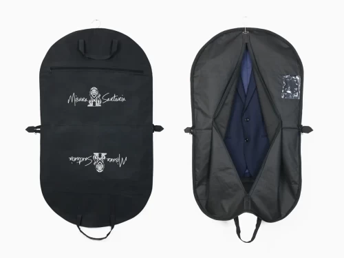 PEVA and Non-woven Garment Bag with Bi-Fold Zip