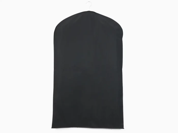 Black PEVA Garment Bag Back