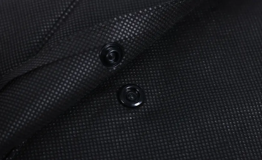 High Quality Three-fold Garment Bag Snap Button