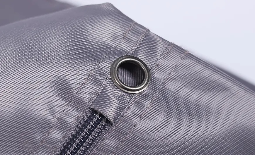 Polyester Suit Cover Bag Metal Ring